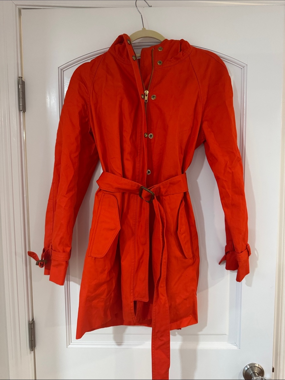 NWT J.Crew Hooded Trench Coat